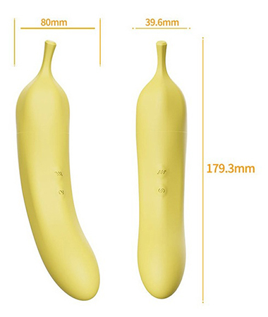 parametry ssącego i pulsującego wibrującego banana